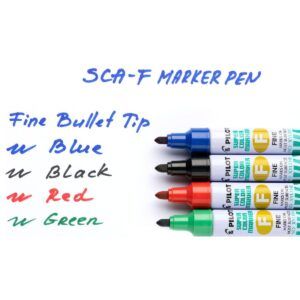 PILOT | Rotulador Permanente Multisuperficie SCA-F – Rojo