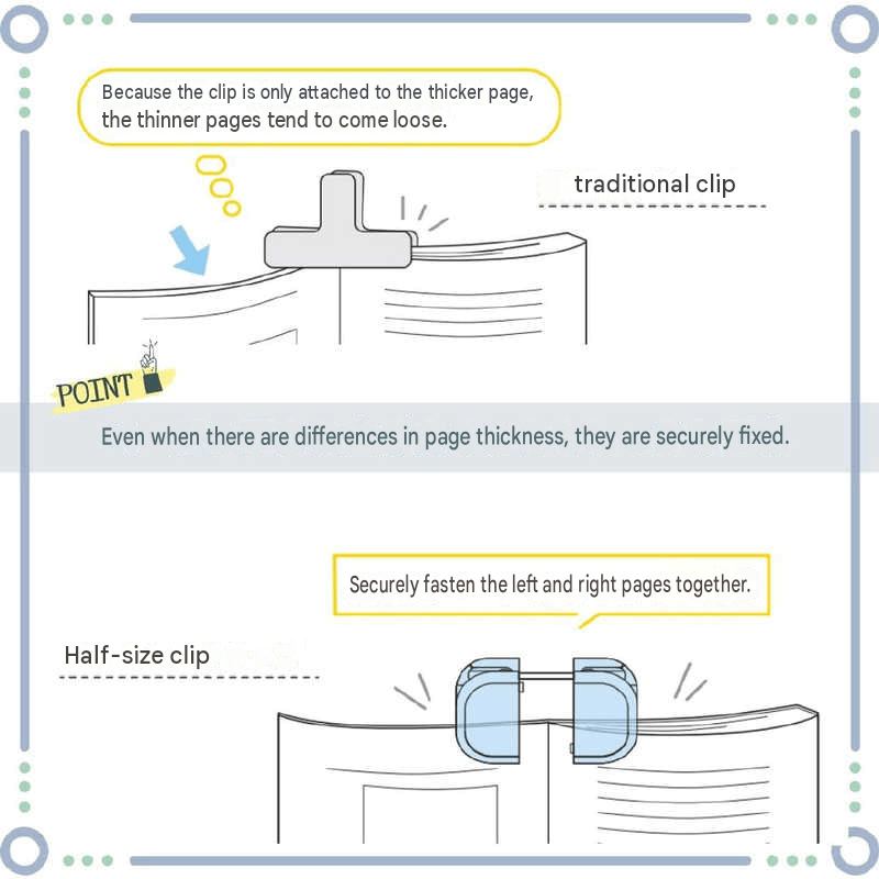 RAYMAY FUJII | Clip transparente KEPT HANBUNKO - Clear - Imagen 3