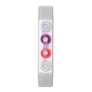 RAYMAY FUJII | Subrayador Doble en Cinta KEPT Quiera Purple & Pink