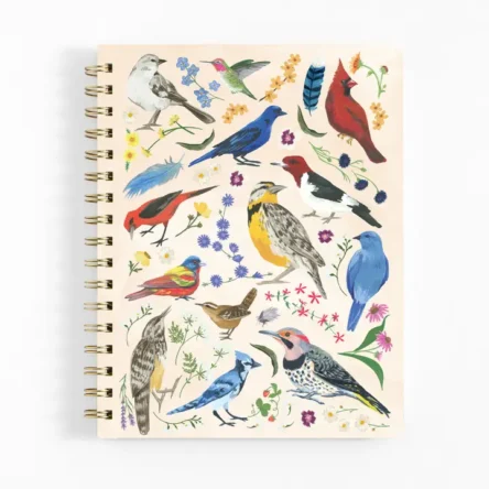 1CANOE2 | Cuaderno Anillas B5 Rayado – Feathered Friends Birds