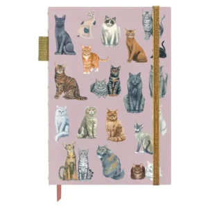 1CANOE2 | Cuaderno Bullet Journal A5 Rayado - Feline Friends Cats