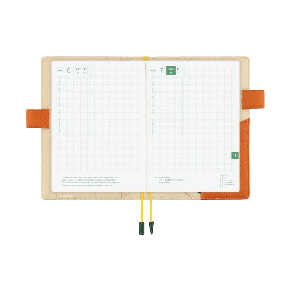 HOBONICHI | Funda COVER Cousin A5 - Unsodo (Bijutsukai - Wild Rabbits) - Imagen 5