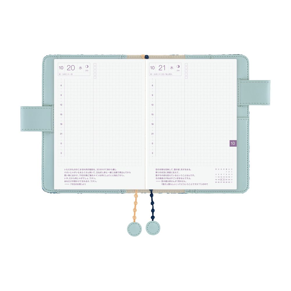 HOBONICHI | Funda COVER Original A6 - minä perhonen (felice - Blue) - Imagen 7