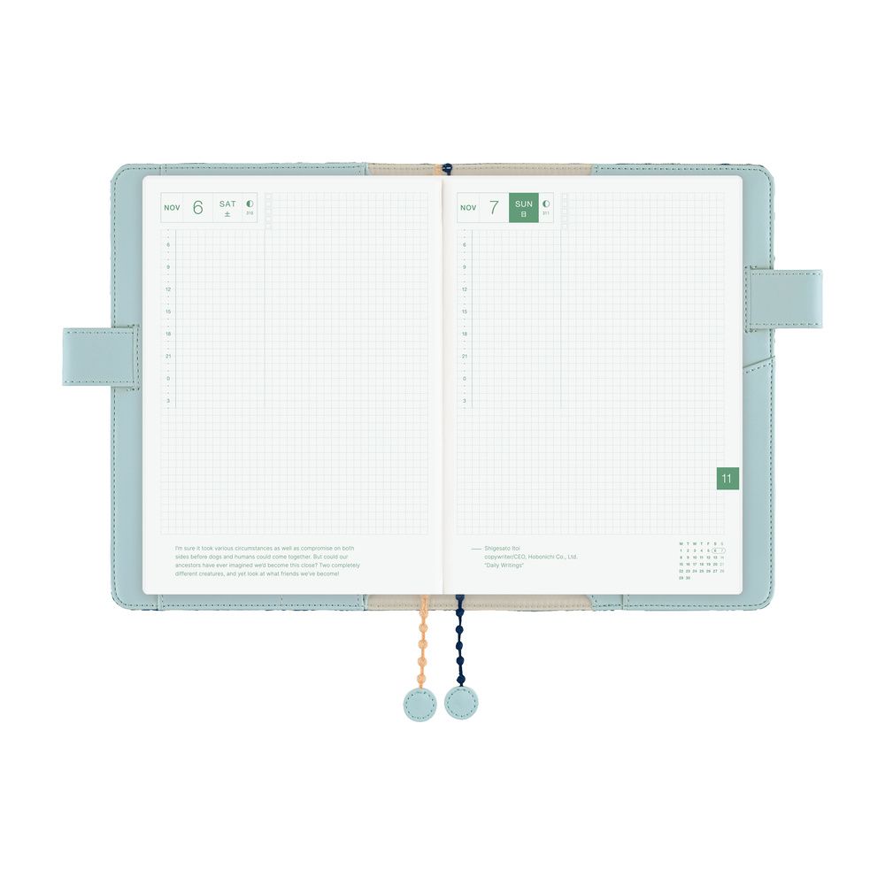 HOBONICHI | Funda COVER Cousin A5 - minä perhonen (felice - Blue) - Imagen 6