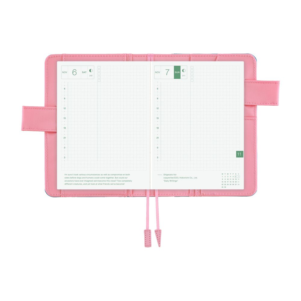 HOBONICHI | Funda COVER Original A6 - Colors (Blue Parasol) - Imagen 6