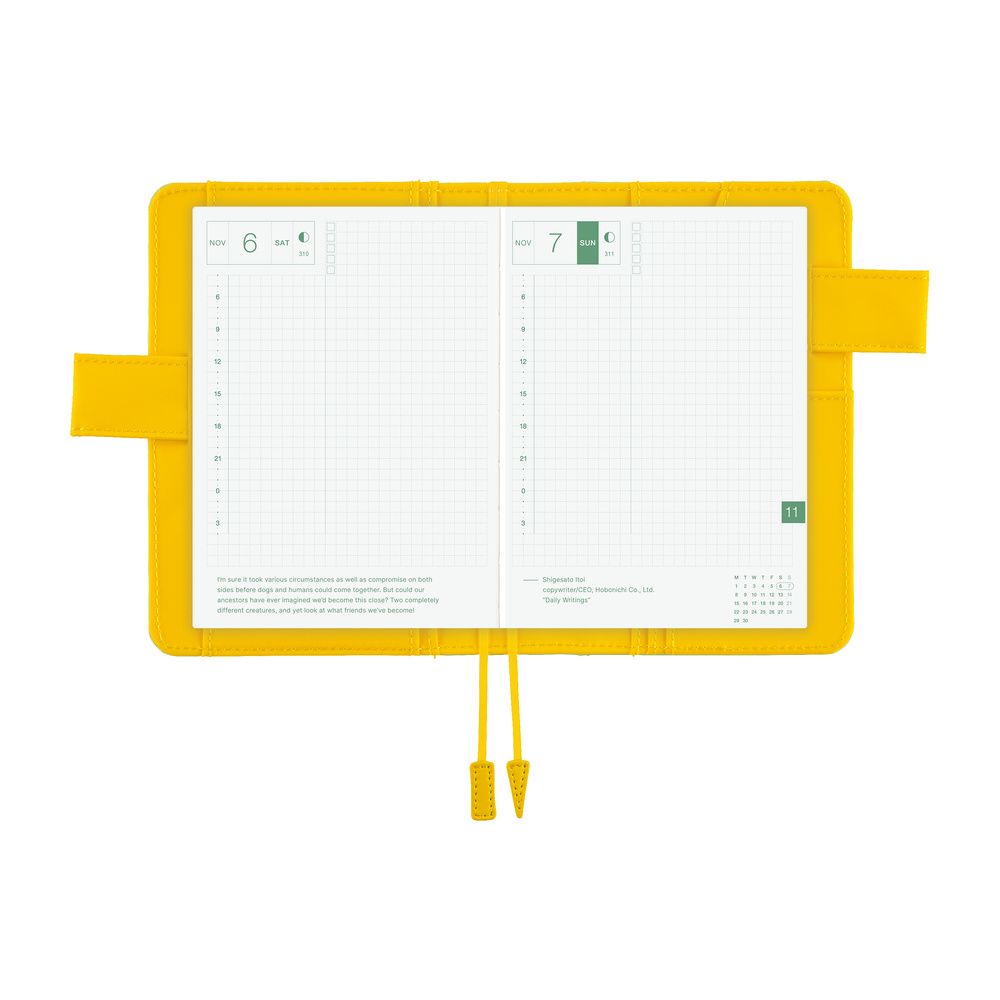 HOBONICHI | Funda COVER Original A6 - Colors (Fresh Citron) - Imagen 6