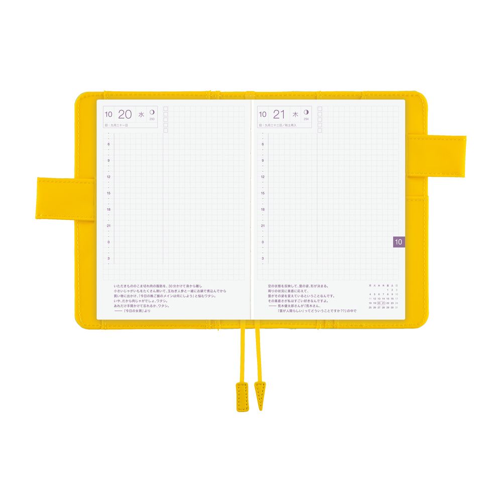 HOBONICHI | Funda COVER Original A6 - Colors (Fresh Citron) - Imagen 7