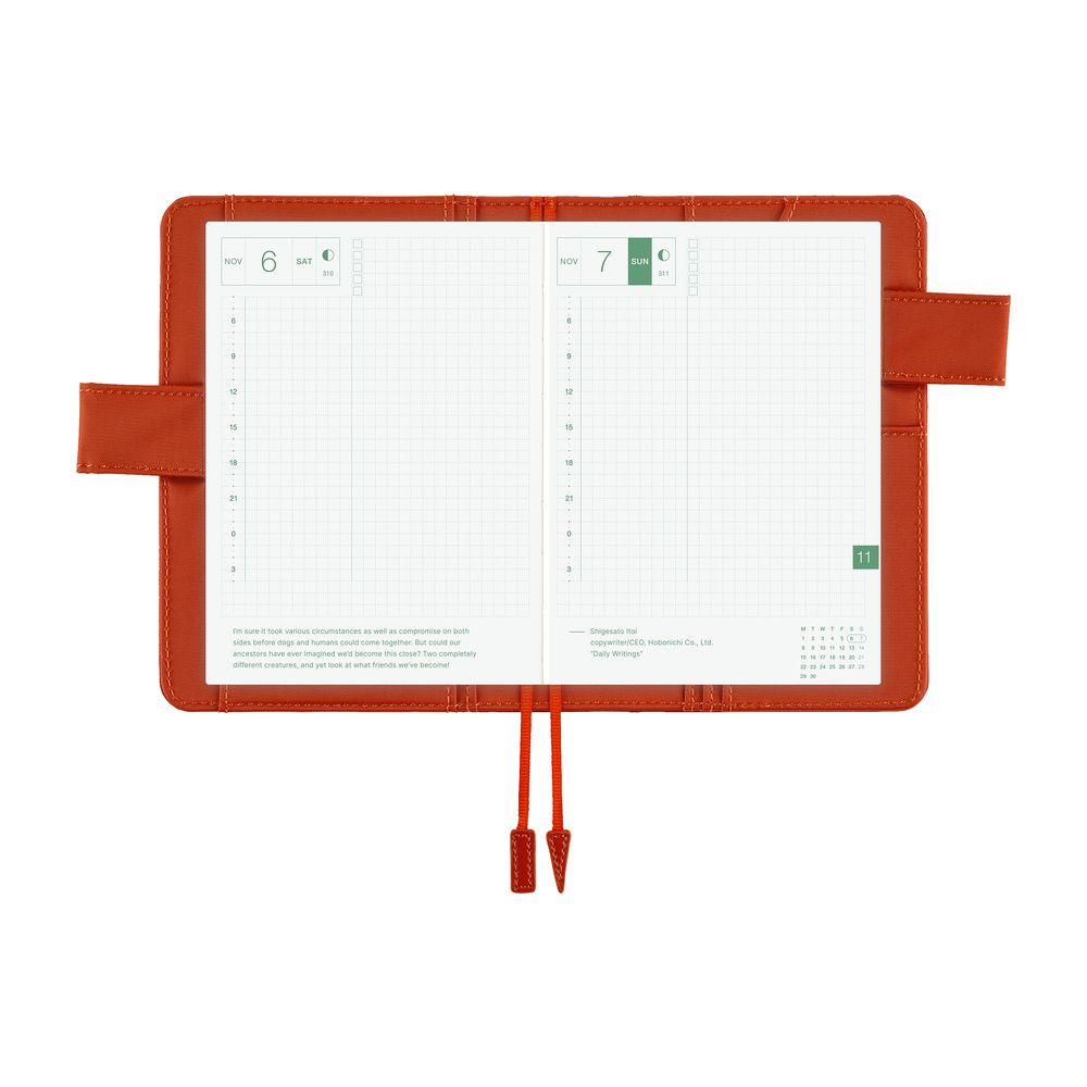 HOBONICHI | Funda COVER Original A6 - Colors (Bordeaux Teracotta) - Imagen 6