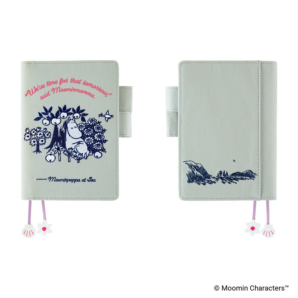 HOBONICHI | Funda COVER Original A6 - Moomin (My Yard - Pale Mint) - Imagen 5