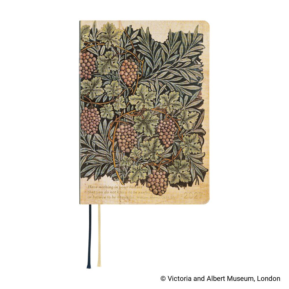 HOBONICHI | Agenda 2027 Diaria HON A6 - V&A Series: Vine ENG