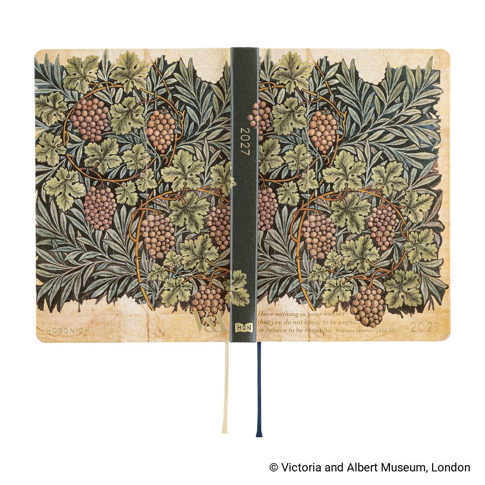 HOBONICHI | Agenda 2027 Diaria HON A6 - V&A Series: Vine ENG - Imagen 3
