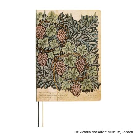 HOBONICHI | Agenda 2027 Diaria HON A5 – V&A Series (Vine) ENG