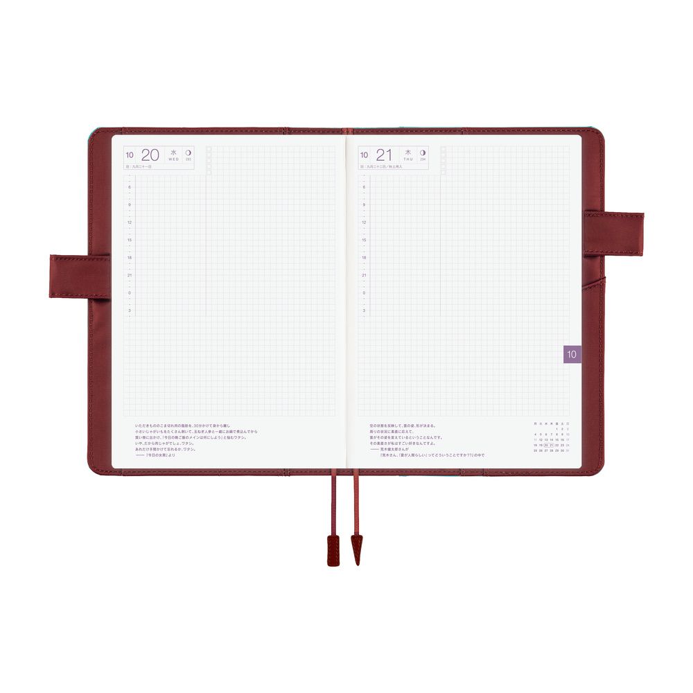 HOBONICHI | Funda COVER Cousin A5 - Colors (Misty Cedar) - Imagen 7