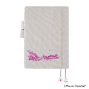 HOBONICHI | Funda COVER Cousin A5 - Moomin (My Yard - Pink Gray)