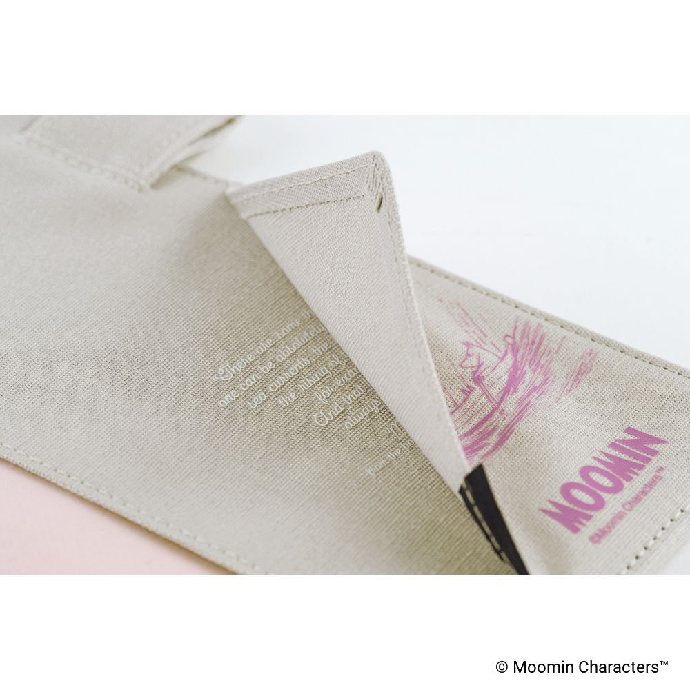 HOBONICHI | Funda COVER Cousin A5 - Moomin (My Yard - Pink Gray) - Imagen 6