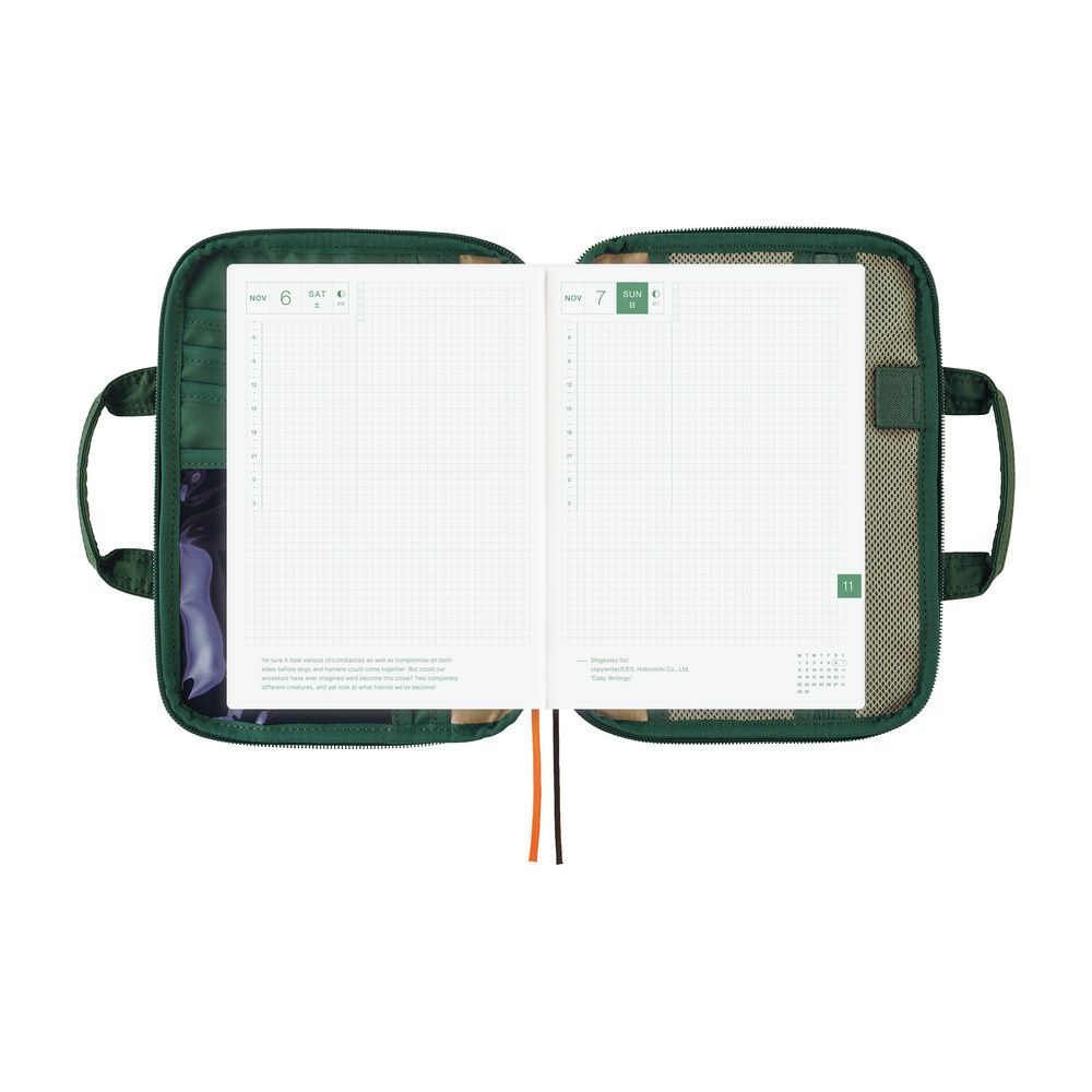 HOBONICHI | Funda COVER Cousin A5 - POTR (Stride - Evergreen) - Imagen 9
