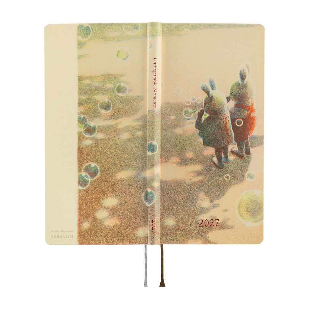 HOBONICHI | Agenda 2027 Semanal WEEKS B6 Slim - Akiko Miyakoshi (Once, in Spring) JAP - Imagen 3
