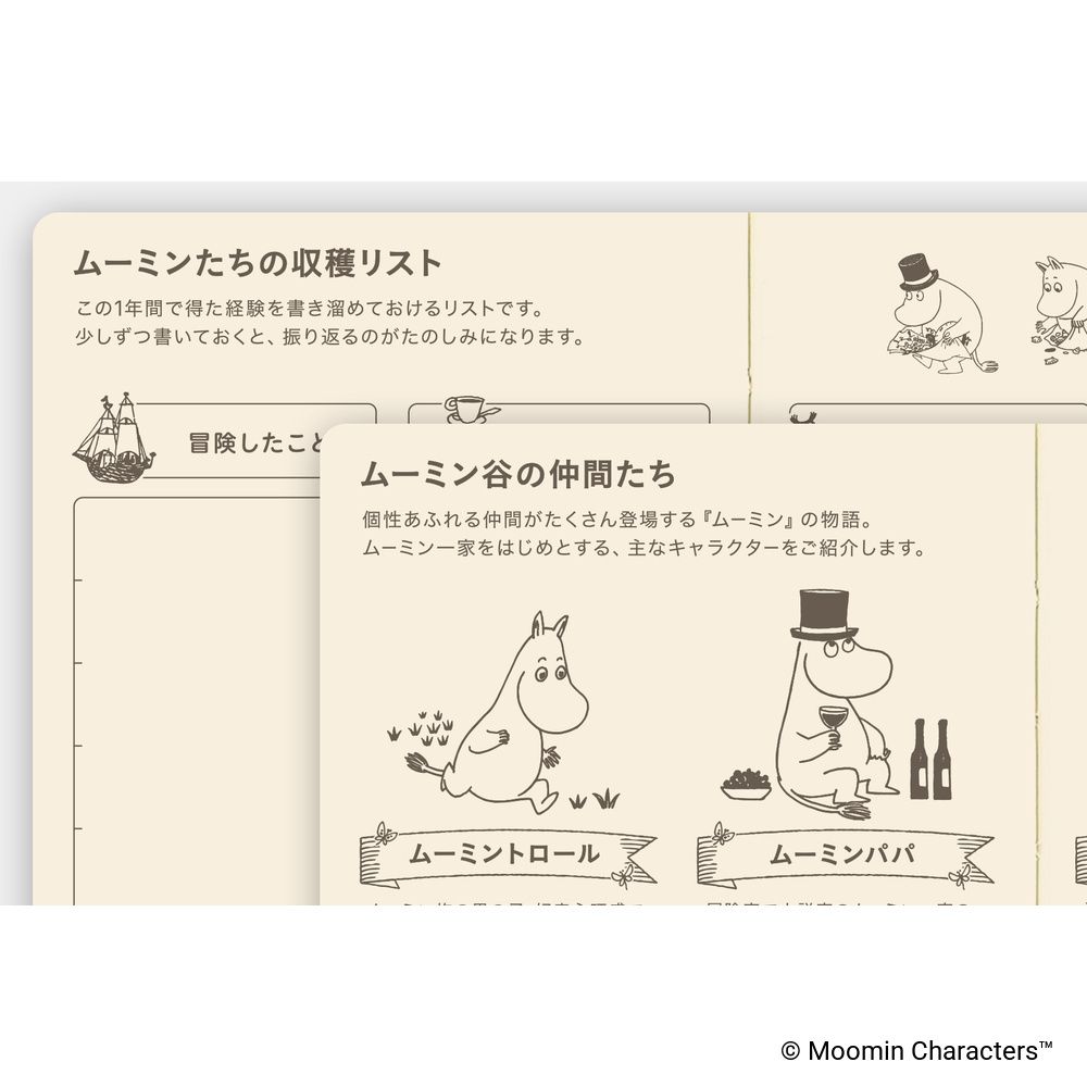 HOBONICHI | Agenda 2027 Semanal WEEKS B6 Slim - Moomin (A Day in the Life of Snufkin) JAP - Imagen 10