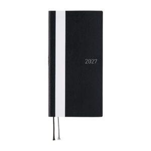 HOBONICHI | Agenda 2027 Semanal WEEKS B6 Slim - White Line (Black) ENG