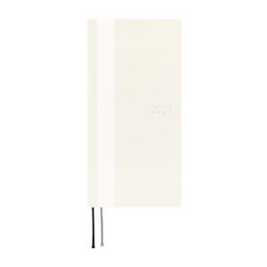 HOBONICHI | Agenda 2027 Semanal WEEKS B6 Slim - White Line (Ivory) ENG