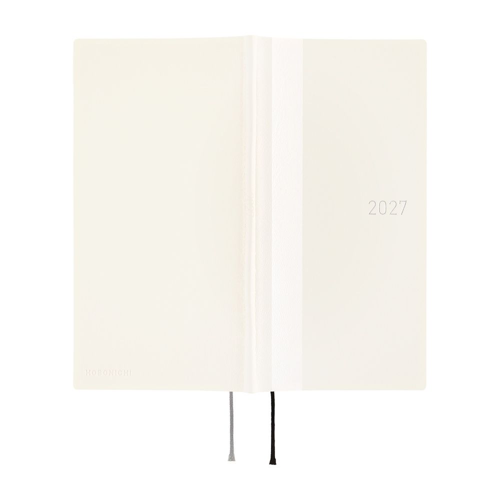 HOBONICHI | Agenda 2027 Semanal WEEKS B6 Slim - White Line (Ivory) ENG - Imagen 3