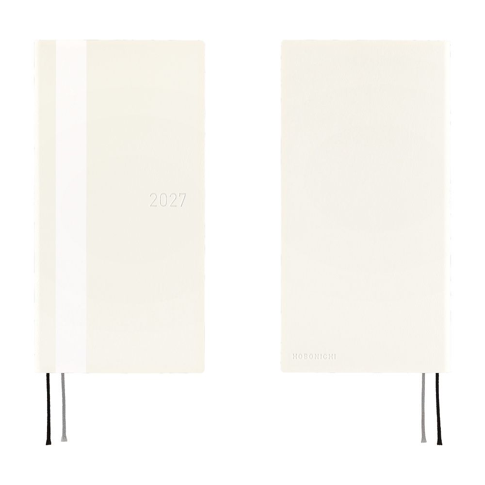 HOBONICHI | Agenda 2027 Semanal WEEKS B6 Slim - White Line (Ivory) ENG - Imagen 7