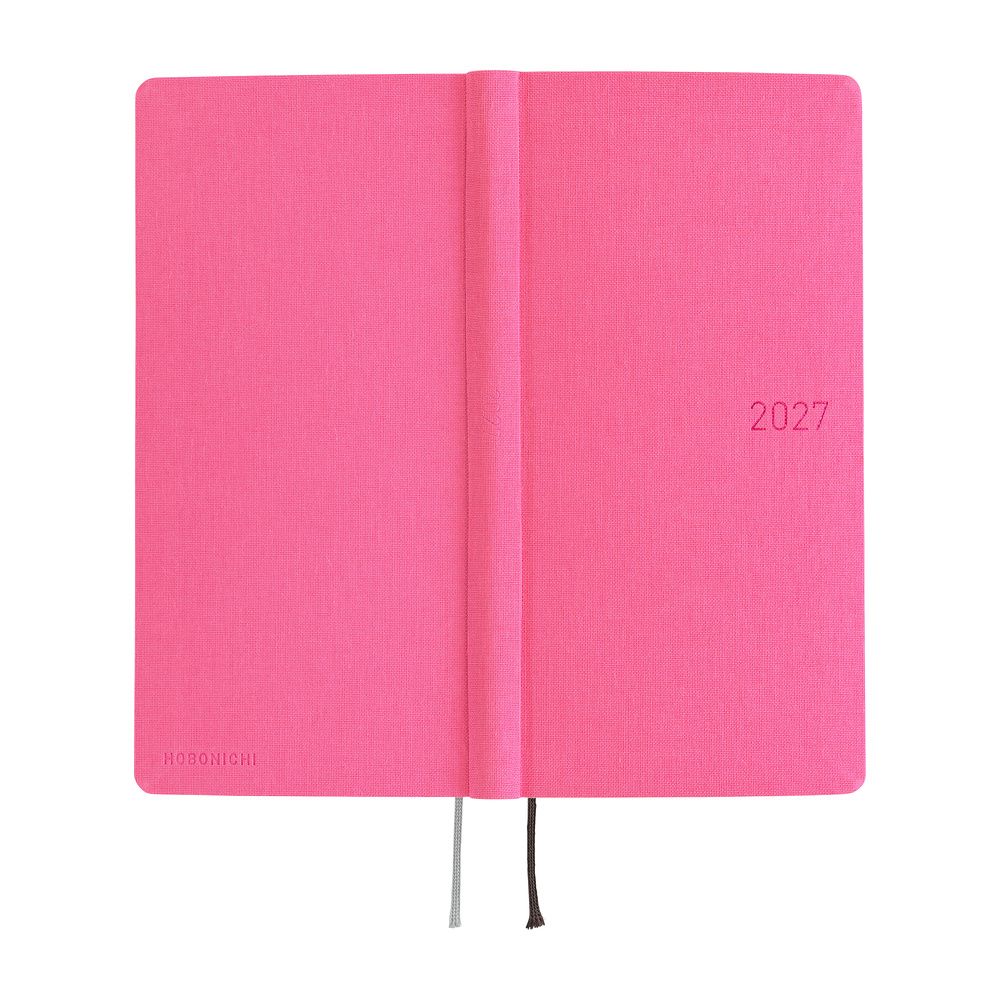 HOBONICHI | Agenda 2027 Semanal WEEKS B6 Slim - Colors (Pink Sapphire) ENG - Imagen 3