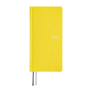 HOBONICHI | Agenda 2027 Semanal WEEKS B6 Slim - Colors (Canaria Yellow) ENG