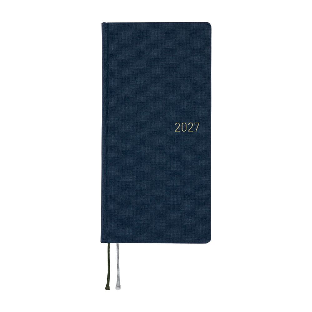 HOBONICHI | Agenda 2027 Semanal WEEKS B6 Slim - Colors (Midnight Blue) ENG