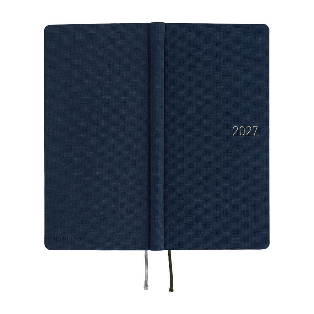 HOBONICHI | Agenda 2027 Semanal WEEKS B6 Slim - Colors (Midnight Blue) ENG - Imagen 3