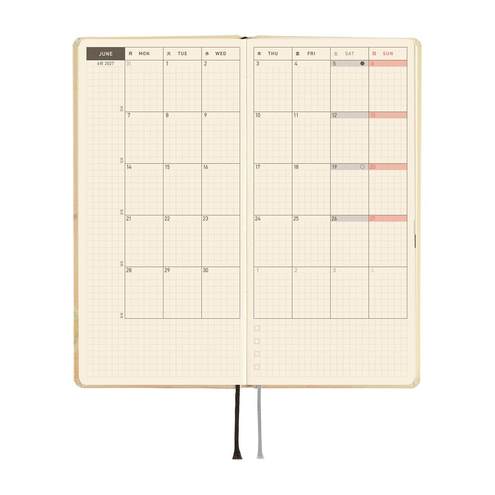HOBONICHI | Agenda 2027 Semanal WEEKS B6 Slim - Akiko Miyakoshi (Once, in Spring) ENG - Imagen 4