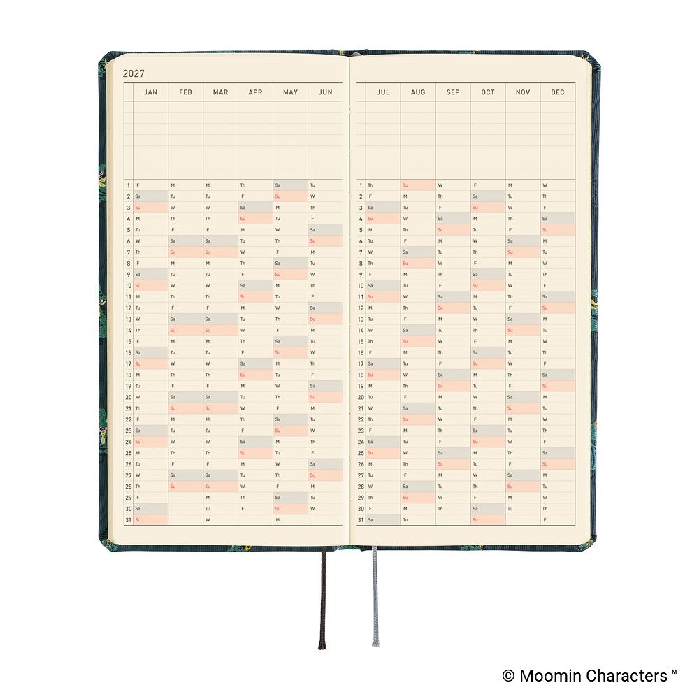 HOBONICHI | Agenda 2027 Semanal WEEKS B6 Slim - Moomin (A Day in the Life of Snufkin) ENG - Imagen 6