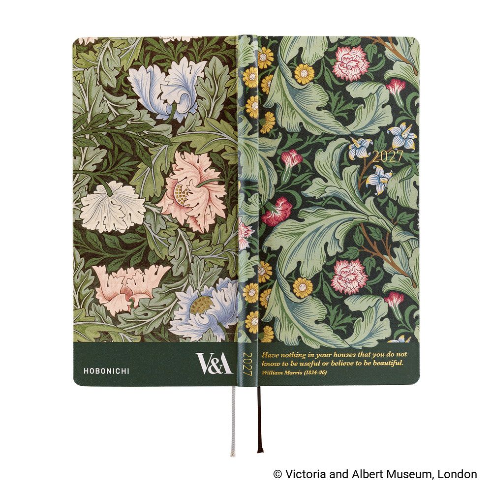 HOBONICHI | Agenda 2027 Semanal WEEKS B6 Slim - V&A Series (Leicester) ENG - Imagen 3