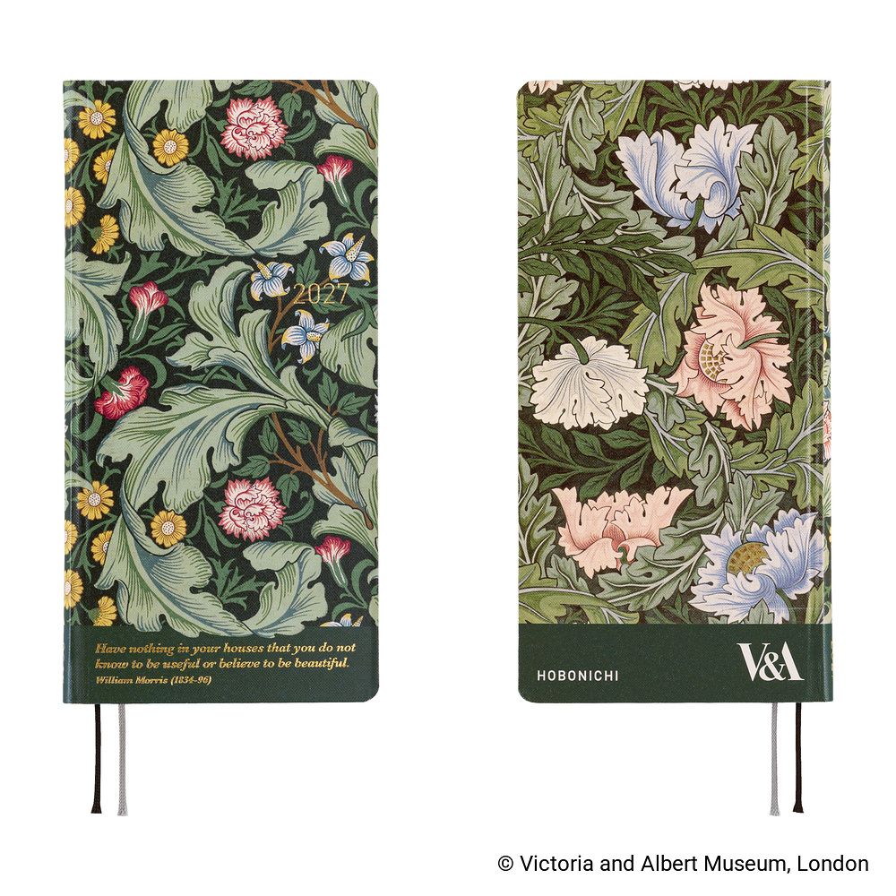HOBONICHI | Agenda 2027 Semanal WEEKS B6 Slim - V&A Series (Leicester) ENG - Imagen 7