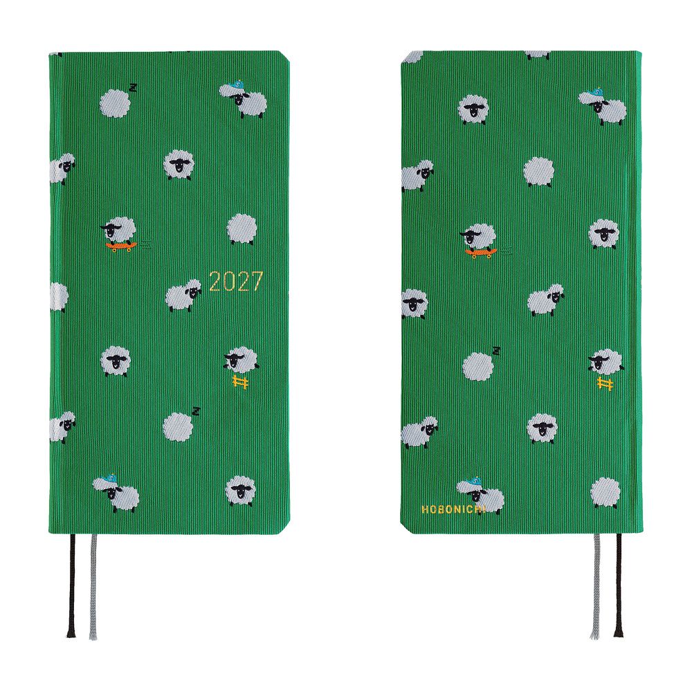HOBONICHI | Agenda 2027 Semanal WEEKS B6 Slim - Bow & Tie (Sheep Sheep Sheep) ENG - Imagen 7