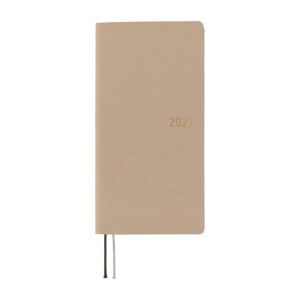 HOBONICHI | Agenda 2027 Semanal WEEKS B6 Slim - Smooth (Café au Lait) ENG