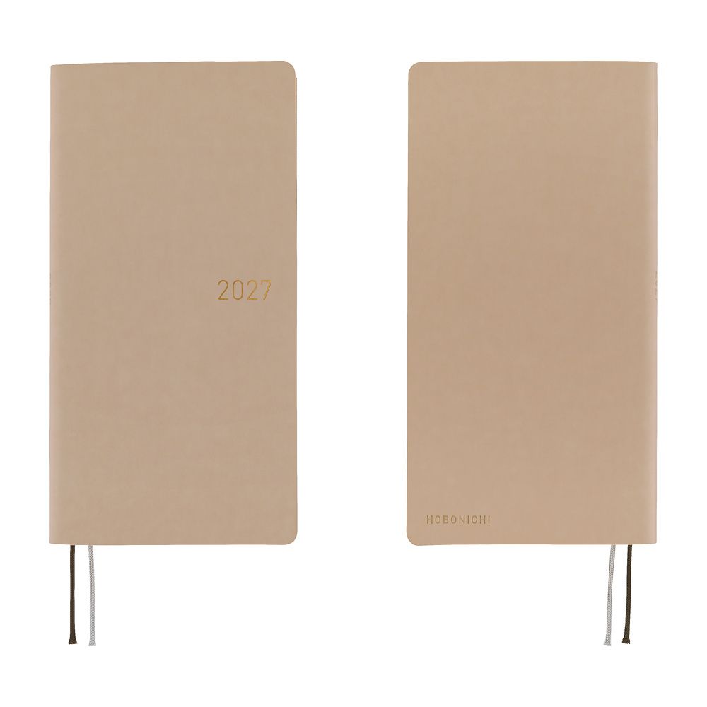 HOBONICHI | Agenda 2027 Semanal WEEKS B6 Slim - Smooth (Café au Lait) ENG - Imagen 7
