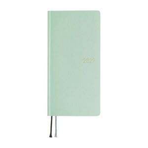HOBONICHI | Agenda 2027 Semanal WEEKS B6 Slim - Paper Series (Frosty Jade) ENG