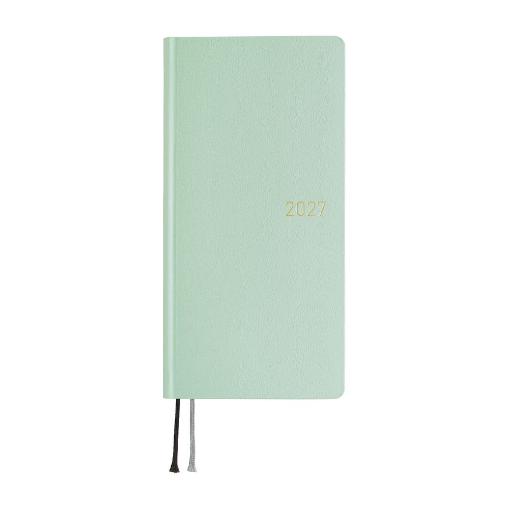 HOBONICHI | Agenda 2027 Semanal WEEKS B6 Slim - Paper Series (Frosty Jade) ENG