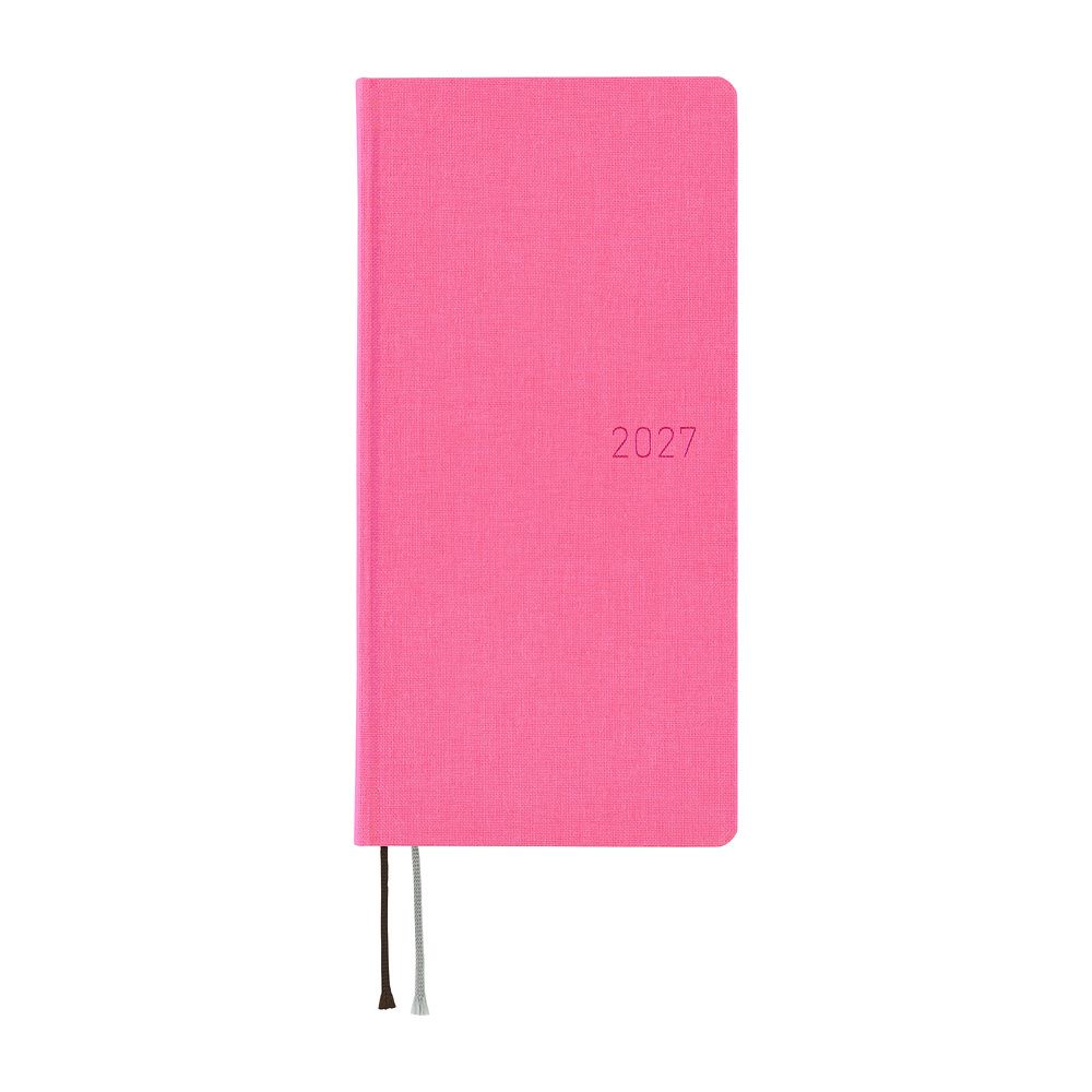 HOBONICHI | Agenda 2027 Semanal WEEKS MEGA B6 Slim - Colors (Pink Sapphire) ENG