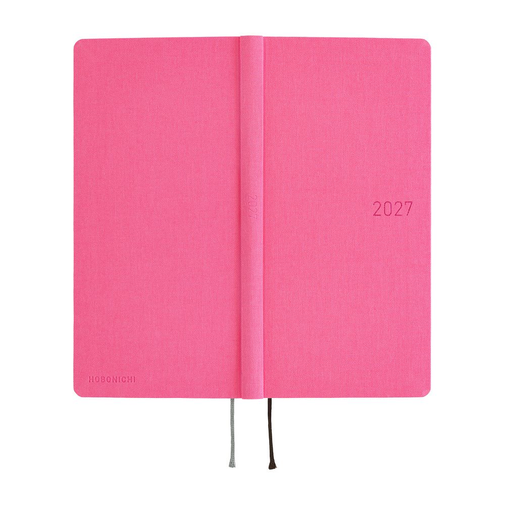 HOBONICHI | Agenda 2027 Semanal WEEKS MEGA B6 Slim - Colors (Pink Sapphire) ENG - Imagen 3
