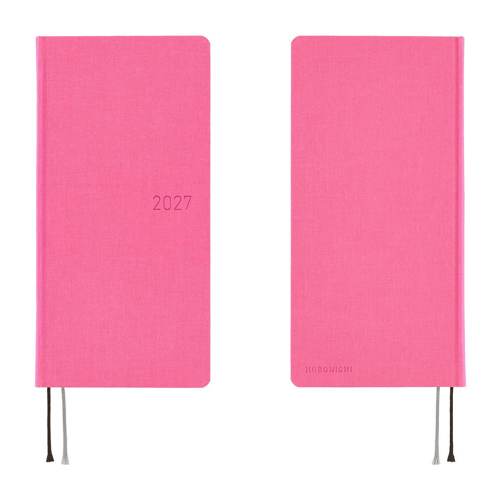 HOBONICHI | Agenda 2027 Semanal WEEKS MEGA B6 Slim - Colors (Pink Sapphire) ENG - Imagen 7