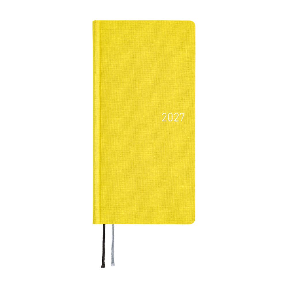 HOBONICHI | Agenda 2027 Semanal WEEKS MEGA B6 Slim - Colors (Canaria Yellow) ENG