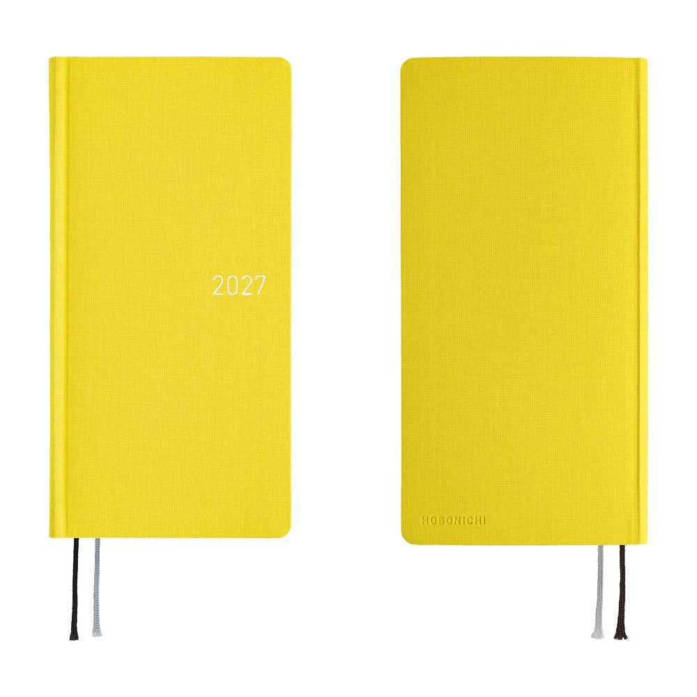 HOBONICHI | Agenda 2027 Semanal WEEKS MEGA B6 Slim - Colors (Canaria Yellow) ENG - Imagen 7