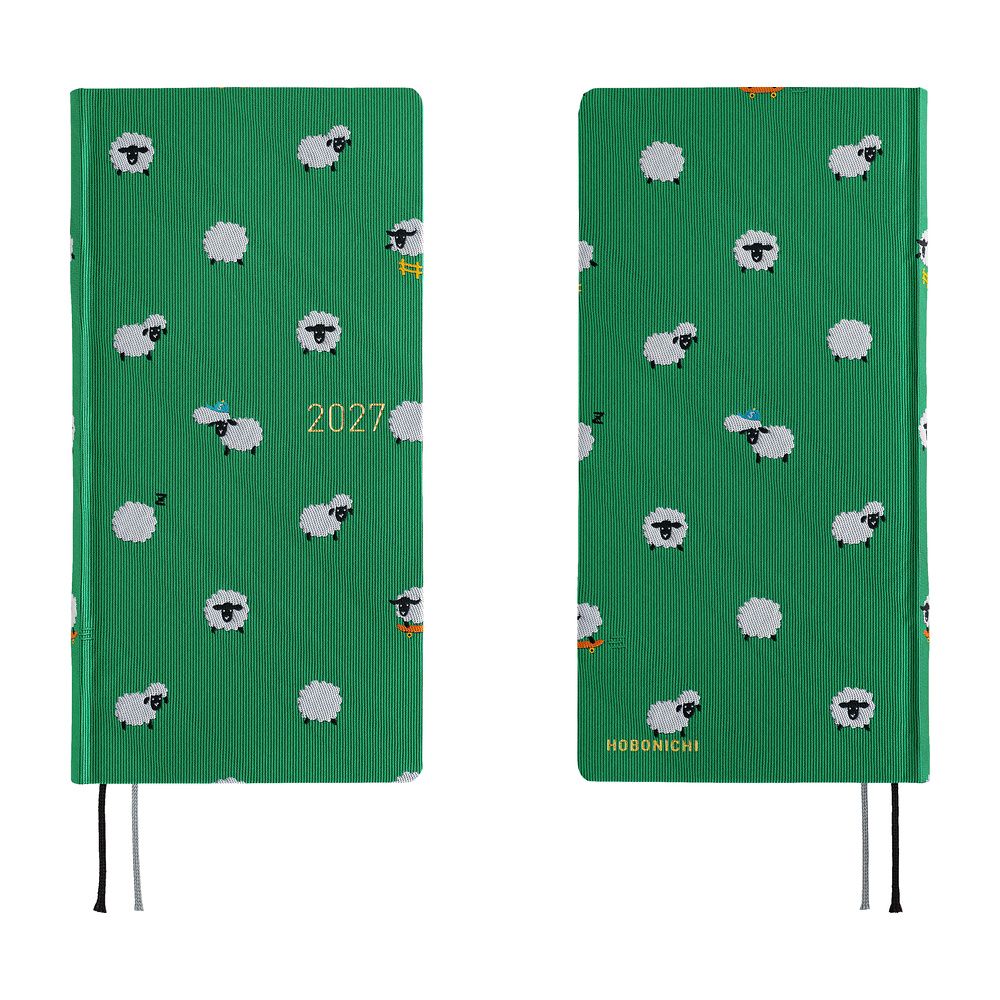 HOBONICHI | Agenda 2027 Semanal WEEKS MEGA B6 Slim - Bow & Tie (Sheep Sheep Sheep) ENG - Imagen 7