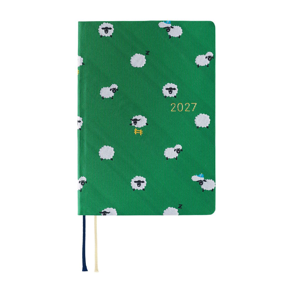 HOBONICHI | Agenda 2027 Diaria HON A6 - Bow & Tie (Sheep Sheep Sheep) ENG