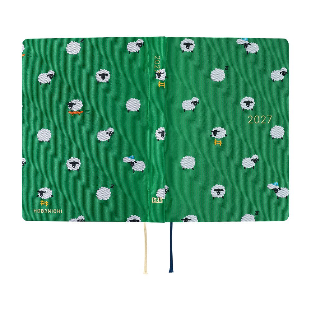 HOBONICHI | Agenda 2027 Diaria HON A6 - Bow & Tie (Sheep Sheep Sheep) ENG - Imagen 3