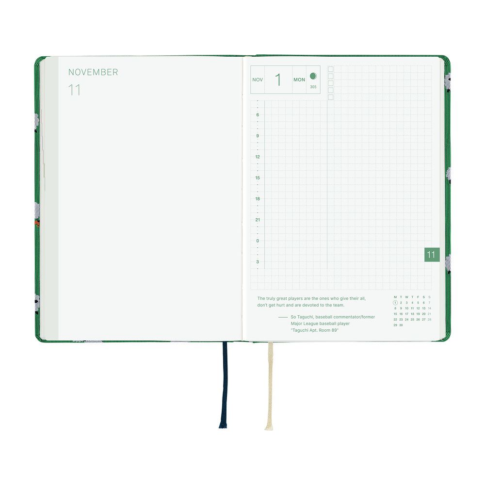HOBONICHI | Agenda 2027 Diaria HON A6 - Bow & Tie (Sheep Sheep Sheep) ENG - Imagen 5