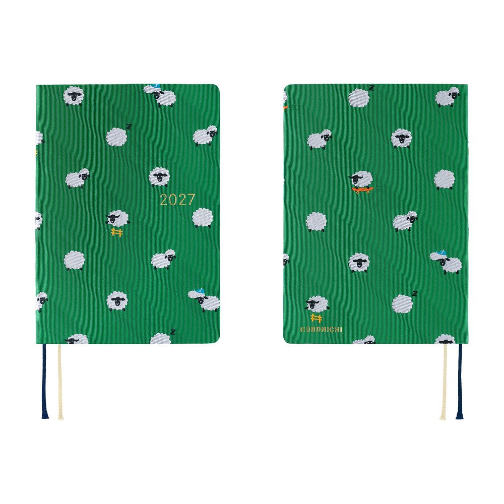 HOBONICHI | Agenda 2027 Diaria HON A6 - Bow & Tie (Sheep Sheep Sheep) ENG - Imagen 8