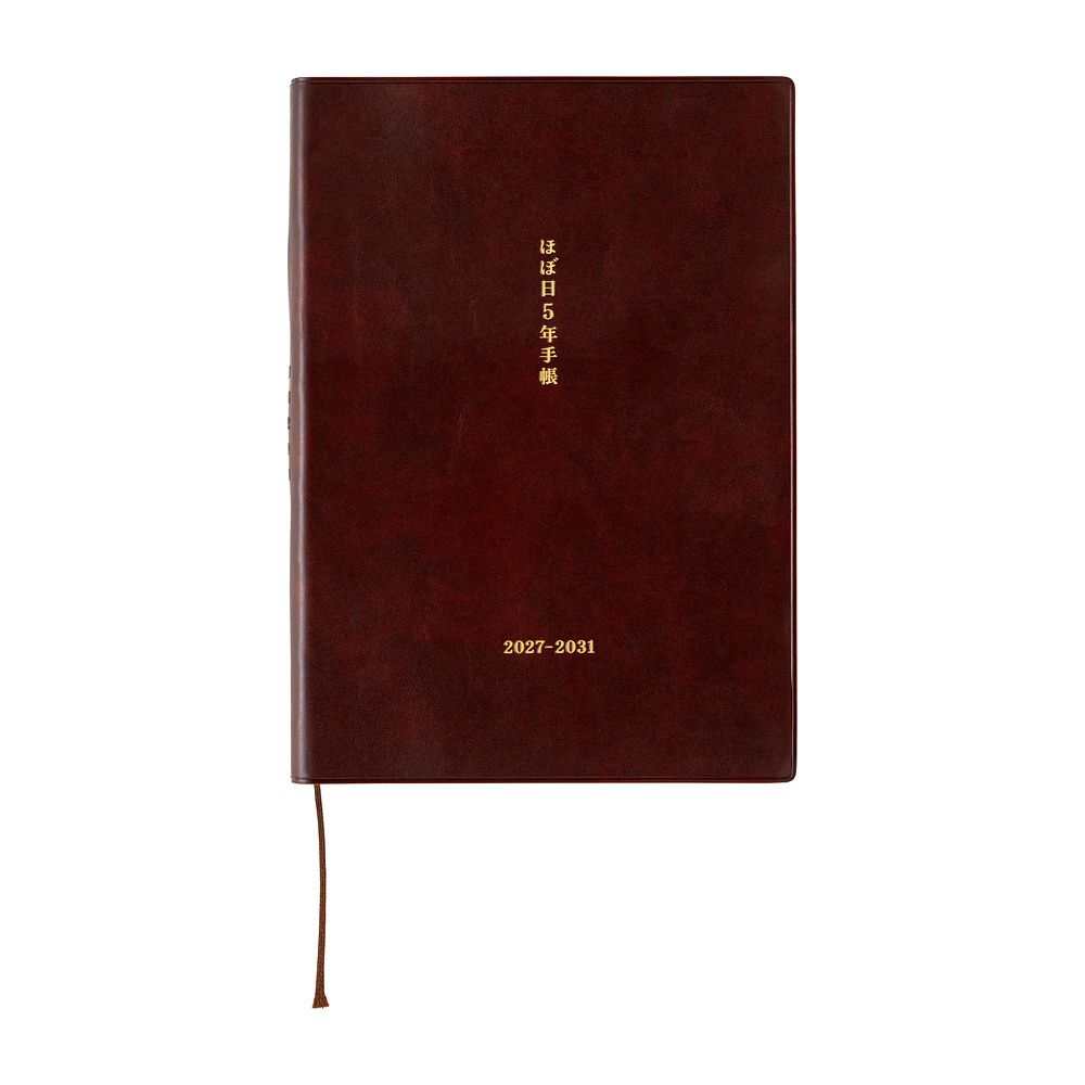 HOBONICHI | Diario de 5 Años A5 2027-2031 – Large 5-Year Techo JAP